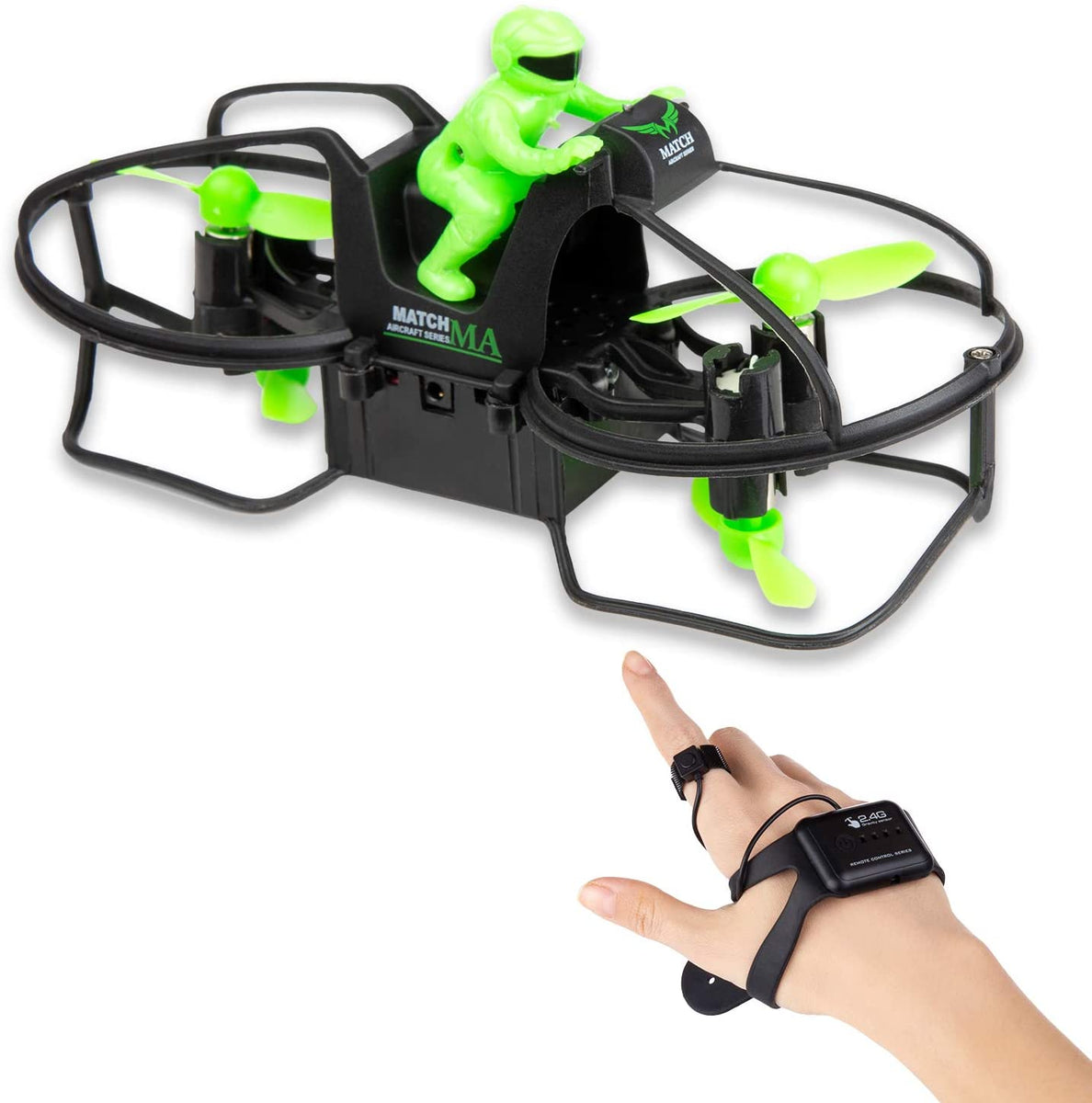 Canopus Mini Flying Motorcycle Green