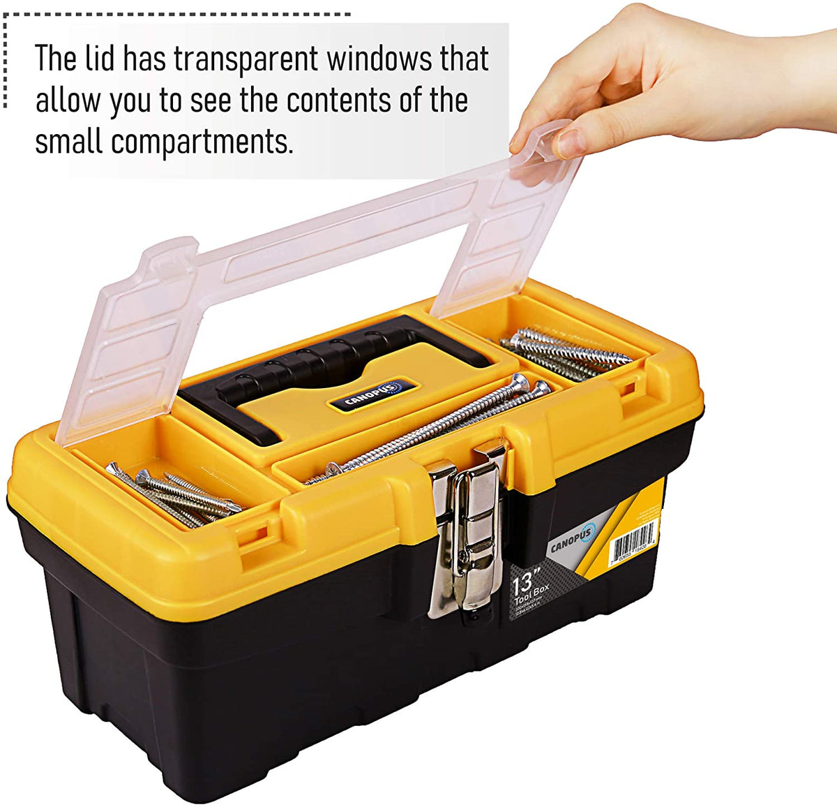CANOPUS Plastic Tool Box, 13 inch Portable Tool Box – Canopus USA