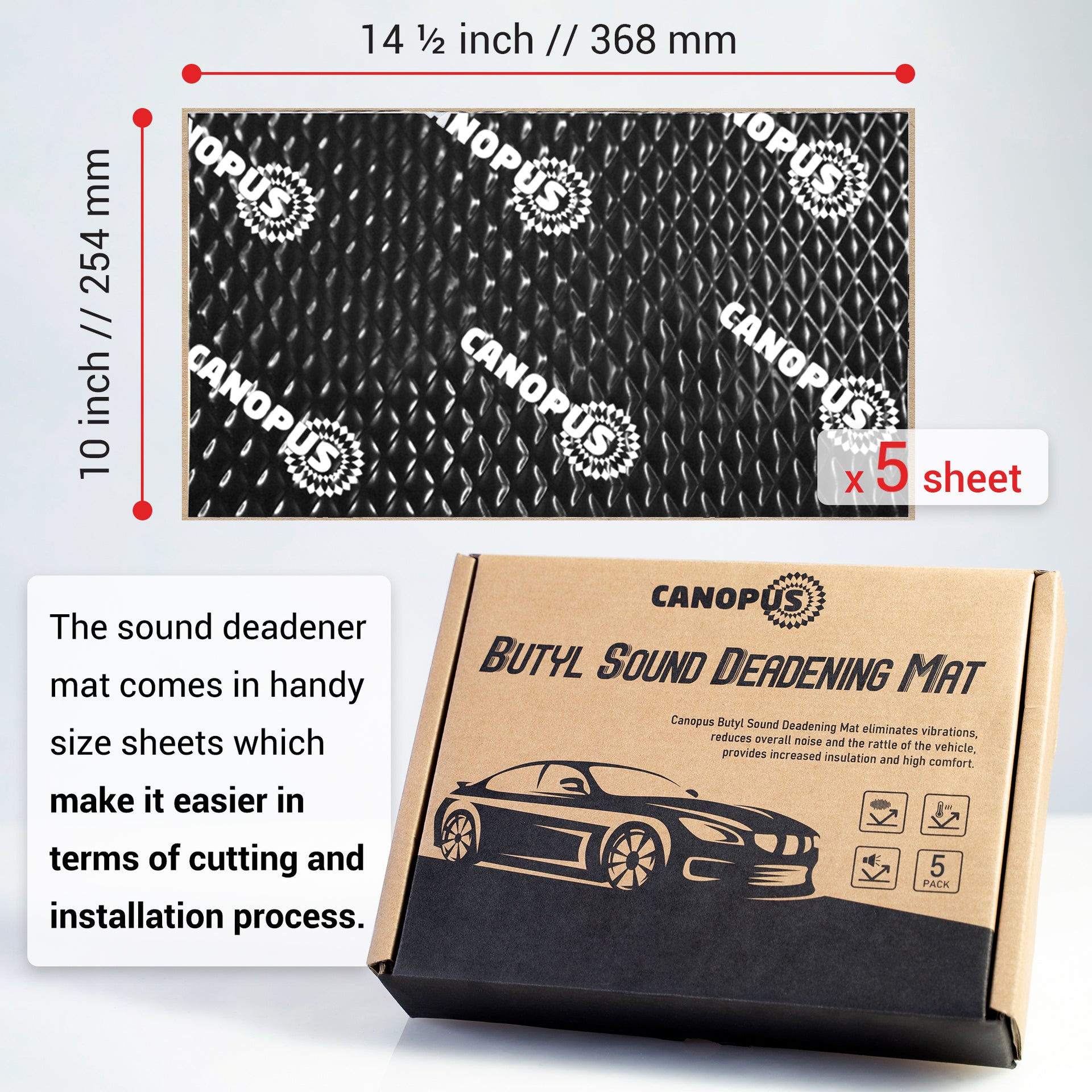 Car Sound Deadening Mat Canopus USA