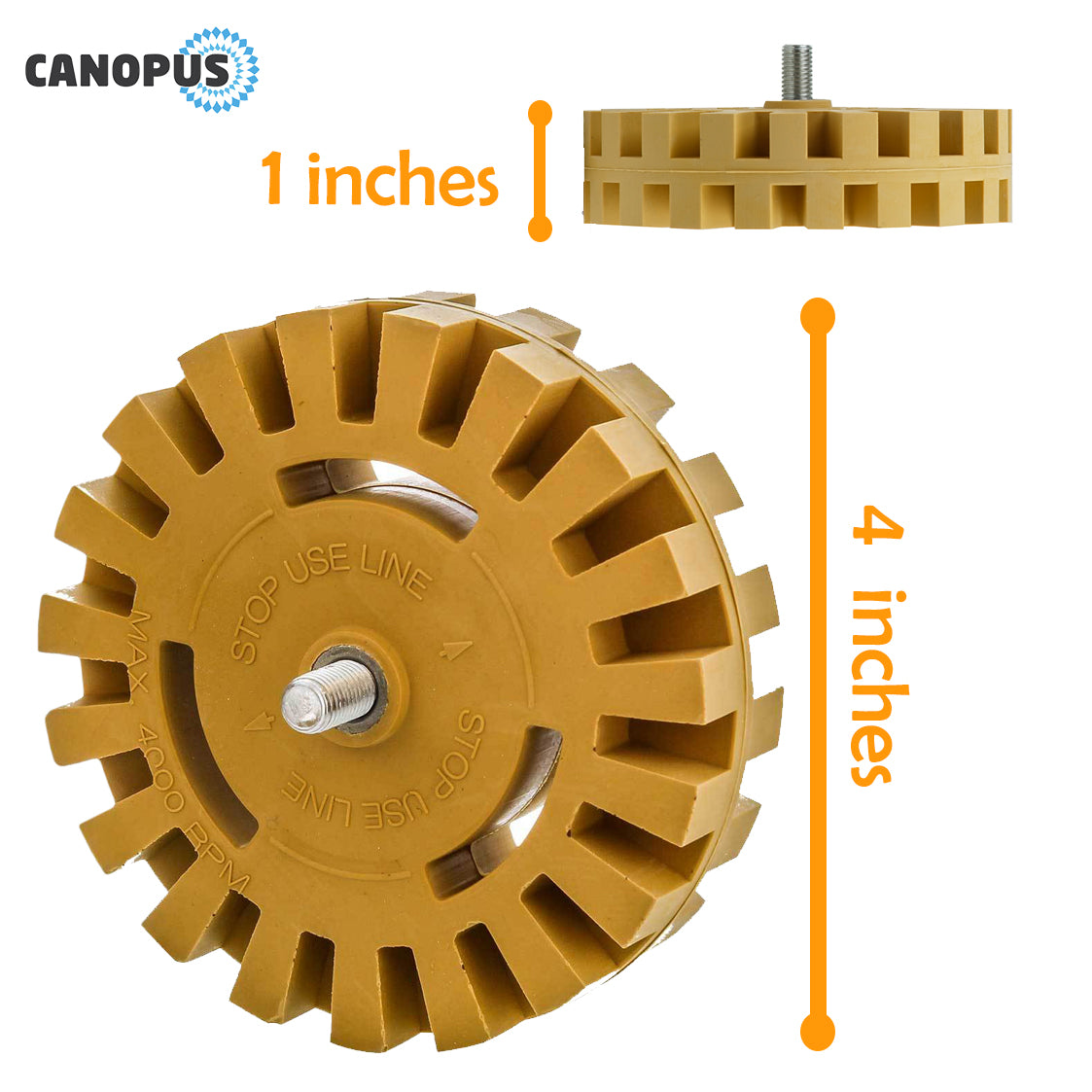 Decal Removal Eraser Wheel Tool Kit Canopus USA