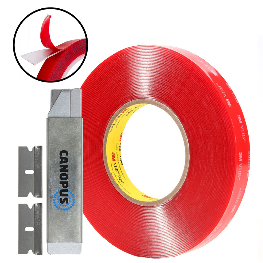 TapeCase 0.375-20-468MP High Performance Adhesive Transfer Tape, Converted From 3M 468MP, 0.375" X 20 Yard Roll