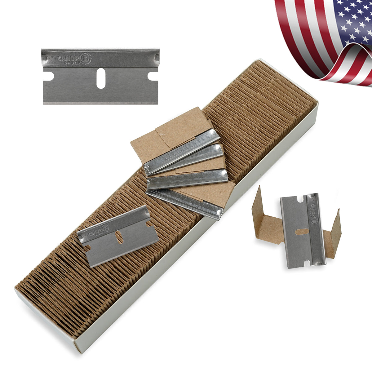 Single Edge Industrial Razor Blades (Box of 100) – Canopus USA